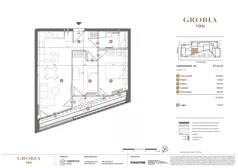 3 pokoje, mieszkanie 47,69 m², piętro 3, oferta nr M34, Grobla 19b, Poznań, Stare Miasto, Chwaliszewo, ul. Grobla 19b