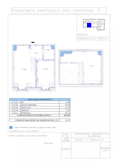 3 pokoje, apartament 88,08 m², piętro 4, oferta nr A.14, Gaja Park, Gdańsk, Żabianka-Wejhera-Jelitkowo-Tysiąclecia, Jelitkowo, ul. Pomorska 68, 66, 64