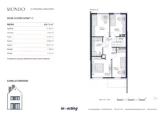 Dom i rezydencja 195,01 m², oferta nr C, Osiedle Mondo, Gdańsk, Jasień, ul. Zwierzyniecka