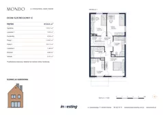 Dom i rezydencja 195,07 m², oferta nr E, Osiedle Mondo, Gdańsk, Jasień, ul. Zwierzyniecka