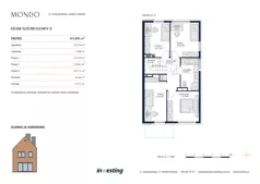Dom i rezydencja 195,07 m², oferta nr E, Osiedle Mondo, Gdańsk, Jasień, ul. Zwierzyniecka