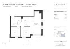 3 pokoje, apartament 54,11 m², parter, oferta nr 2, NAVIGARE, Gdańsk, Brzeźno, ul. Dworska 4