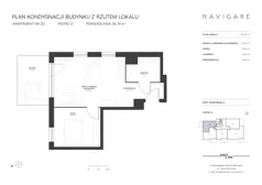 2 pokoje, apartament 36,75 m², piętro 3, oferta nr 20, NAVIGARE, Gdańsk, Brzeźno, ul. Dworska 4