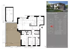 4 pokoje, mieszkanie 97,26 m², piętro 1, oferta nr B33/M3, Leśna Polana, Łódź, Widzew, Widzew-Wschód, ul. Moryca Welta