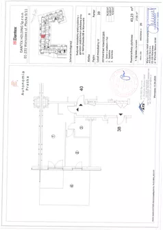 2 pokoje, mieszkanie 43,23 m², parter, oferta nr 1/M39, Autonomia Praska, Warszawa, Praga Północ, ul. Namysłowska
