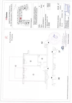 2 pokoje, mieszkanie 43,58 m², parter, oferta nr 1/M41, Autonomia Praska, Warszawa, Praga Północ, ul. Namysłowska