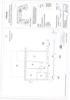 2 pokoje, mieszkanie 47,01 m², parter, oferta nr 1/M101, Autonomia Praska, Warszawa, Praga Północ, ul. Namysłowska