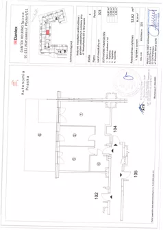 3 pokoje, mieszkanie 52,82 m², parter, oferta nr 1/M103, Autonomia Praska, Warszawa, Praga Północ, ul. Namysłowska