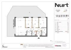 4 pokoje, mieszkanie 108,28 m², parter, oferta nr Etap 1/LM-1.00, Nurt, Warszawa, Wilanów, ul. Zdrowa