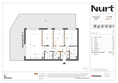 4 pokoje, mieszkanie 108,28 m², parter, oferta nr Etap 1/LM-17.00, Nurt, Warszawa, Wilanów, ul. Zdrowa