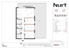 4 pokoje, mieszkanie 109,09 m², parter, oferta nr Etap 1/LM-19.00, Nurt, Warszawa, Wilanów, ul. Zdrowa