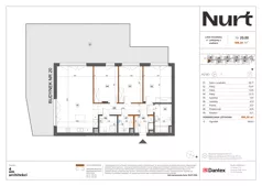 4 pokoje, mieszkanie 108,28 m², parter, oferta nr Etap 1/LM-20.00, Nurt, Warszawa, Wilanów, ul. Zdrowa