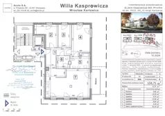 4 pokoje, mieszkanie 104,75 m², piętro 1, oferta nr 4_A3_66A, Willa Kasprowicza, Wrocław, Karłowice-Różanka, Psie Pole, al. Jana Kasprowicza 66 ABC