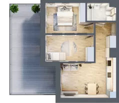 3 pokoje, apartament 53,20 m², parter, oferta nr M.0.11, Rezydencje Lawendowa, Dzierżoniów, ul. Lawendowa