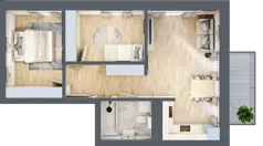 3 pokoje, apartament 49,60 m², piętro 4, oferta nr M.4.11, Rezydencje Lawendowa, Dzierżoniów, ul. Lawendowa