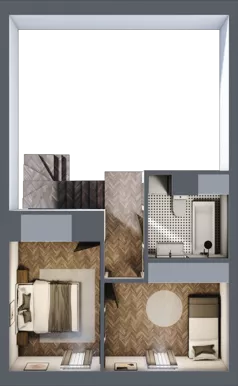 5 pokoi, mieszkanie 91,30 m², piętro 1, oferta nr 2A, Małe Wilczyce, Wilczyce, ul. Zgodna / Życzliwa