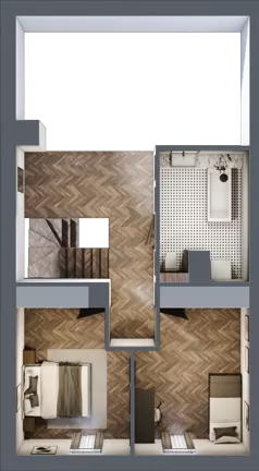 5 pokoi, mieszkanie 97,20 m², piętro 1, oferta nr 5A, Małe Wilczyce, Wilczyce, ul. Zgodna / Życzliwa