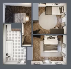 5 pokoi, mieszkanie 92,00 m², parter, oferta nr 22, Małe Wilczyce, Wilczyce, ul. Zgodna / Życzliwa
