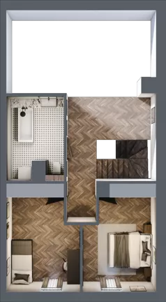 5 pokoi, mieszkanie 118,00 m², piętro 1, oferta nr 1A, Małe Wilczyce, Wilczyce, ul. Zgodna / Życzliwa