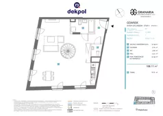 1 pokój, lokal inwestycyjny 106,11 m², piętro 6, oferta nr 1.6.080.M, Granaria, Gdańsk, Śródmieście, ul. Chmielna