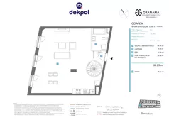 1 pokój, lokal inwestycyjny 92,23 m², piętro 6, oferta nr 1.6.081.M, Granaria, Gdańsk, Śródmieście, ul. Chmielna