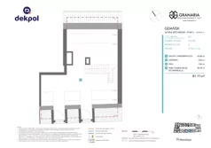 1 pokój, lokal inwestycyjny 81,11 m², piętro 6, oferta nr 5.6.232.M, Granaria, Gdańsk, Śródmieście, ul. Chmielna