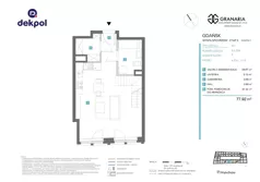1 pokój, lokal inwestycyjny 77,92 m², piętro 6, oferta nr 5.6.234.M, Granaria, Gdańsk, Śródmieście, ul. Chmielna