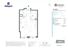 1 pokój, lokal inwestycyjny 77,92 m², piętro 6, oferta nr 5.6.234.M, Granaria, Gdańsk, Śródmieście, ul. Chmielna