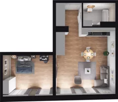 1 pokój, lokal inwestycyjny 66,38 m², piętro 1, oferta nr 5.1.205, Granaria, Gdańsk, Śródmieście, ul. Chmielna