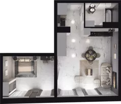 1 pokój, lokal inwestycyjny 66,38 m², piętro 1, oferta nr 5.1.205, Granaria, Gdańsk, Śródmieście, ul. Chmielna