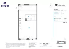 1 pokój, lokal inwestycyjny 50,42 m², piętro 3, oferta nr 5.3.214, Granaria, Gdańsk, Śródmieście, ul. Chmielna
