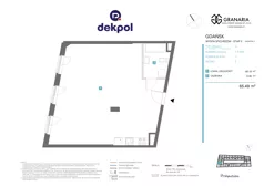 1 pokój, lokal inwestycyjny 65,49 m², piętro 5, oferta nr 1.5.066, Granaria, Gdańsk, Śródmieście, ul. Chmielna
