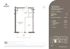 2 pokoje, mieszkanie 44,54 m², piętro 1, oferta nr 1.L02, Altera, Wrocław, ul. Braniborska 54 - 56