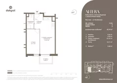 2 pokoje, mieszkanie 42,99 m², piętro 3, oferta nr 3.L03, Altera, Wrocław, ul. Braniborska 54 - 56