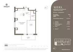 2 pokoje, mieszkanie 47,75 m², piętro 8, oferta nr 8.L03 - IH, Altera, Wrocław, ul. Braniborska 54 - 56