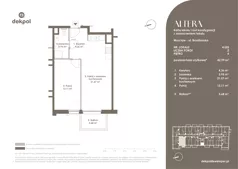 2 pokoje, apartament 42,99 m², piętro 4, oferta nr 4.L03, Altera, Wrocław, Szczepin, ul. Braniborska 54 - 56