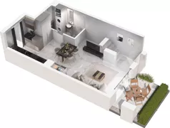 2 pokoje, lokal inwestycyjny 68,33 m², parter, oferta nr 5.03, Pino Resort, Gdańsk, Wyspa Sobieszewska, Sobieszewo, ul. Turystyczna 90