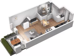 2 pokoje, lokal inwestycyjny 68,84 m², parter, oferta nr 5.04, Pino Resort, Gdańsk, Wyspa Sobieszewska, Sobieszewo, ul. Turystyczna 90