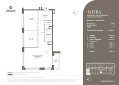 3 pokoje, mieszkanie 60,05 m², piętro 2, oferta nr 2.L04, Altera, Wrocław, ul. Braniborska 54 - 56