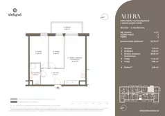 3 pokoje, mieszkanie 53,70 m², piętro 2, oferta nr 2.L11, Altera, Wrocław, Szczepin, ul. Braniborska 54 - 56