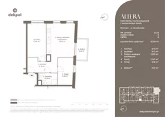 3 pokoje, apartament 53,24 m², piętro 2, oferta nr 2.L12, Altera, Wrocław, Szczepin, ul. Braniborska 54 - 56