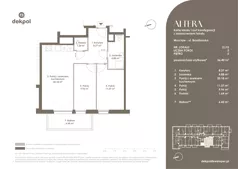 3 pokoje, mieszkanie 56,40 m², piętro 2, oferta nr 2.L15, Altera, Wrocław, Szczepin, ul. Braniborska 54 - 56