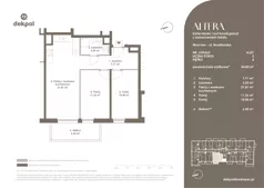 3 pokoje, mieszkanie 54,83 m², piętro 4, oferta nr 4.L01, Altera, Wrocław, Szczepin, ul. Braniborska 54 - 56
