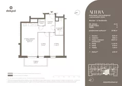 3 pokoje, mieszkanie 55,98 m², piętro 4, oferta nr 4.L15, Altera, Wrocław, Szczepin, ul. Braniborska 54 - 56