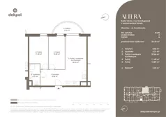 3 pokoje, mieszkanie 55,32 m², piętro 8, oferta nr 8.L08 - IH, Altera, Wrocław, Szczepin, ul. Braniborska 54 - 56