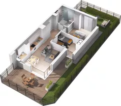 3 pokoje, lokal inwestycyjny 50,08 m², parter, oferta nr C13.3 - (U), Solmarina, Wiślinka, ul. Łąkowa