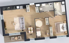 3 pokoje, mieszkanie 76,27 m², piętro 5, oferta nr D.5.M02, ETERNA, Gdańsk, Śródmieście, ul. Stępkarska