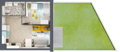 2 pokoje, mieszkanie 36,57 m², piętro 2, oferta nr E2.25, Osiedle Kociewskie III, Rokitki, ul. Tczewska