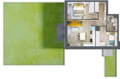 3 pokoje, mieszkanie 49,08 m², parter, oferta nr E2.02, Osiedle Kociewskie III, Rokitki, ul. Tczewska