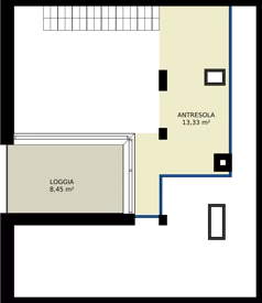 1 pokój, mieszkanie 58,26 m², piętro 2, oferta nr B3.KLA 2.4, Osiedle Literatura, Poznań, Strzeszyn, Strzeszyn, ul. Literacka